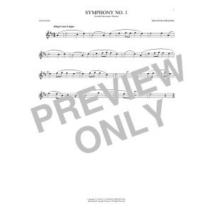 Symphony No. 1 In C Minor, Fourth Movement Excerpt